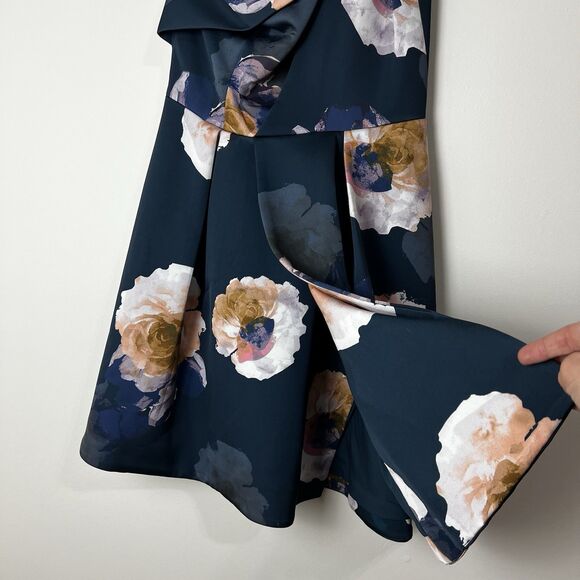 Keepsake The Label One Shoulder Mini Dress Navy Blue Women’s M - Picture 3 of 16